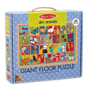 Melissa & Doug Natural Play Giant Floor Puzzle: ABC Animals
(35 Pieces)